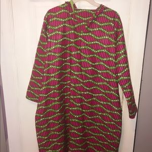 Dashiki hooded dress